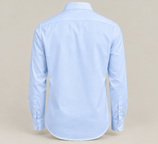 Camicia in Cotone Regular Fit – Celeste