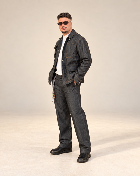 Coordinato Denim Dark Indigo – Antracite