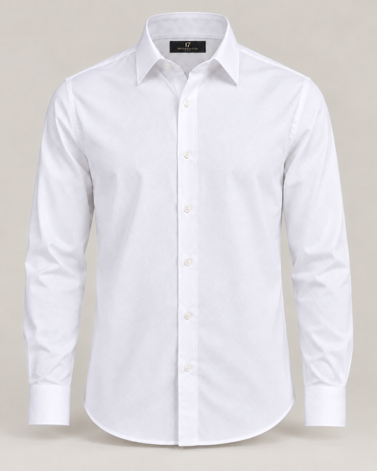 Camicia in Cotone Regular Fit – Bianca